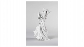 Фигурка Lladro Моя маленькая радость, белая 29х46 см, фарфор